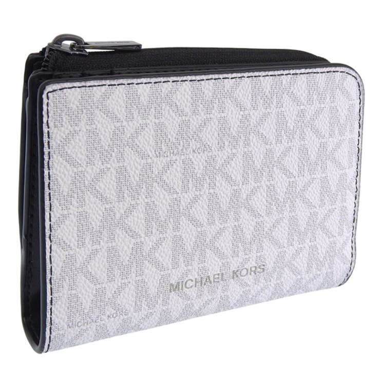 Riverall MICHAEL KORS マイケル教科課程 紙入れ メンズ 二つ折り紙入れ 逃げ道 白いこと COOPER FOLIO WALLET 36F2LCOF3B-BRIWHT MICHAEL KORS 紙入れ