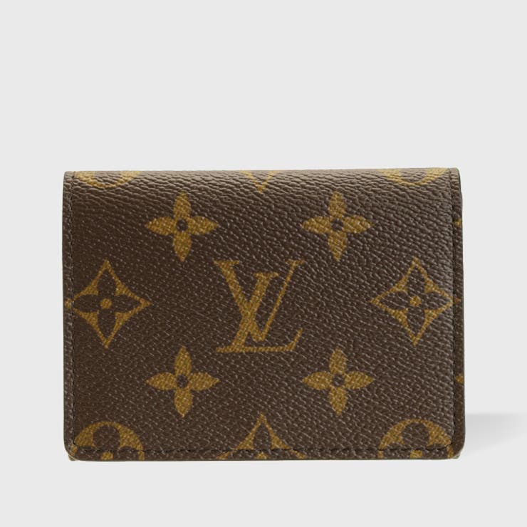 【10％OFFクーポン券！6/11(木)1:59まで】Riverall LOUIS VUITTON ルイヴィトン 名刺入れ 歌留多容れもの LV メンズ レディース m63801 小物