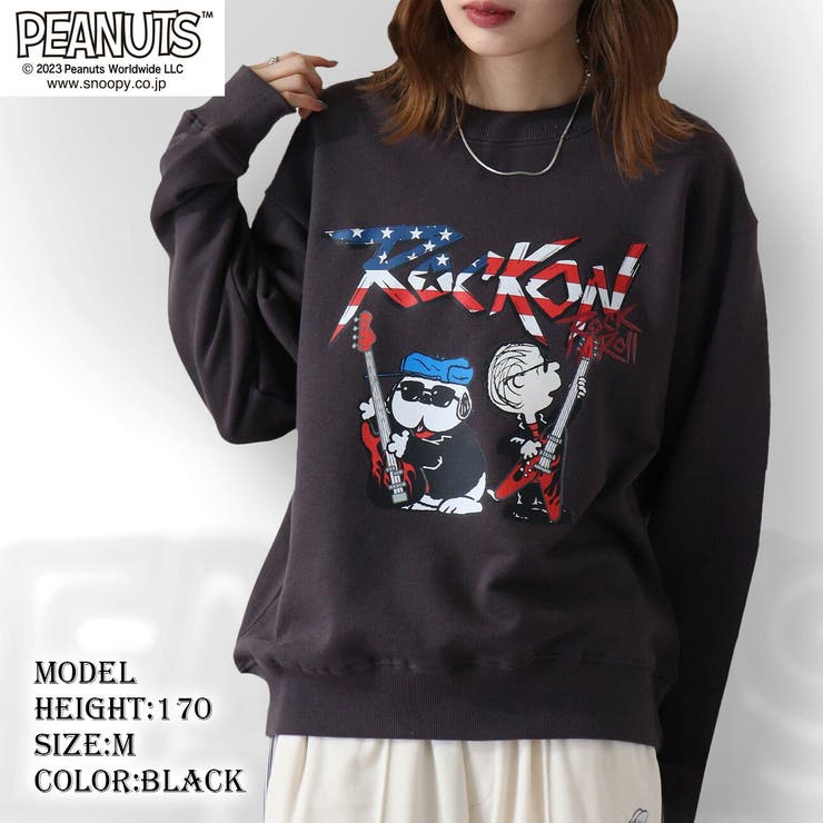 楽天市場】ネクサスセブン NEXUSVII. SNOOPY クルーネックスウェット