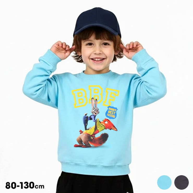 BABYDOLL ディズニー ズートピア トレーナー 1336K トップス画像