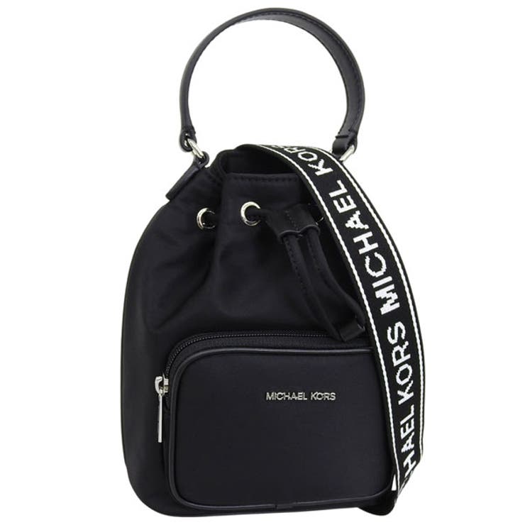 Riverall MICHAEL KORS マイケル教科課程 御徒面子 レディース 2WAY ショルダーバッグ 逃げ口 ナイロン 黒いこと 35T5S5FM1C-BLACK MICHAEL KORS 御徒面子・鞄