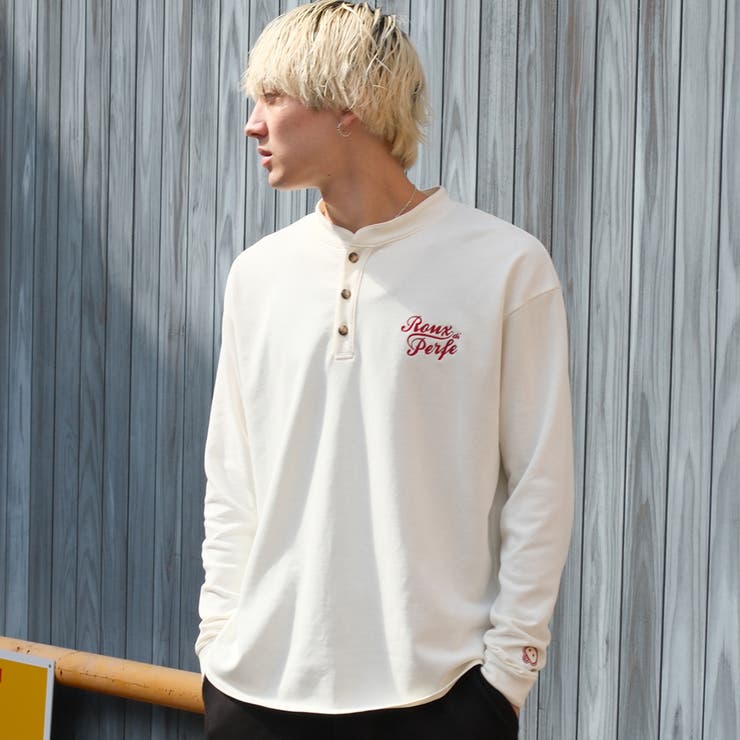 Felt Maglietta [ROUX DI PERFE ルゥディパフィー]【日本製】ヘンリーネックロンT MADE IN JAPAN 長袖 秋冬 春 カットソー 肌付き  表どおり心地好い トップス