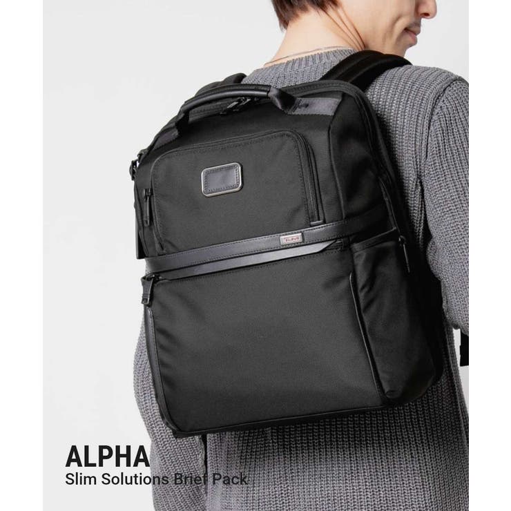 【10％OFFクーポン券！6/11(木)1:59まで】U-STREAM トゥミ TUMI ALPHA アルファ Slim Solutions Brief Pack か細い ソリューションズ ブリーフ 容器に並べる 02603177D3 117298 1041 バ