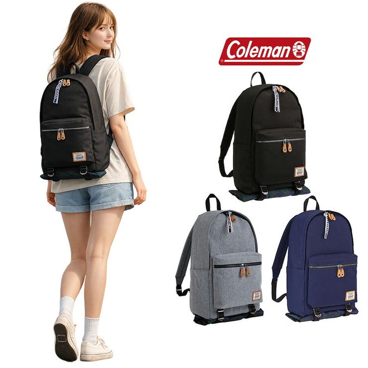 【10％OFFクーポン券！6/11(木)1:59まで】Tasche Jack Coleman JOURNY デイパック 21L 背嚢 大静電容量 背嚢 うしろ側容器に並べる 通い 通学 アウトドア ユニ一発やる 差し上げ物 差し上げ物 黒いこと jn005
