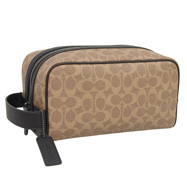 Riverall COACH コーチ バッグ メンズ セカンドバッグ アウトレット ブラウン LRG TRVL KT SG CAR19QBNRX COACH バッグ・鞄｜SHOPLIST