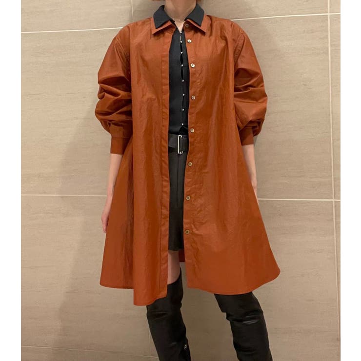 【10％OFFクーポン！7/26(日)1:59まで】LE CIEL BLEU outlet Nylon Lether Shi ワンピース・ドレス｜SHOPLIST