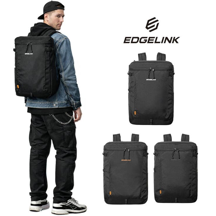 【10％OFFクーポン券！6/11(木)1:59まで】Tasche Jack EDGELINK 大静電容量 背嚢 ワイズクルー 37L 背嚢 軽さ 通学 通い メンズ レディース 男女兼用 ユニ一発やる 差し上げ物 差し上げ物 黒いこと 60482