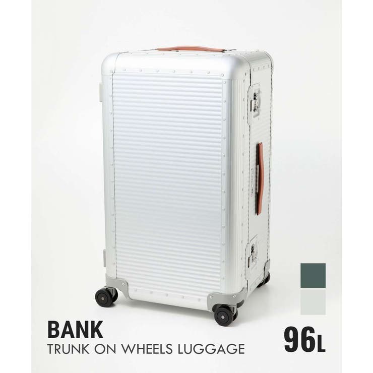 【10%OFFクーポン!7/26(日)1:59まで】U-STREAM ファブリカ ペレッテリエ ミラノ FPM BANK TRUNK ON WHEELS LUGGAGE チェックイントランク A1507315826 A1507315403 96L キャリ|SHOPLIST