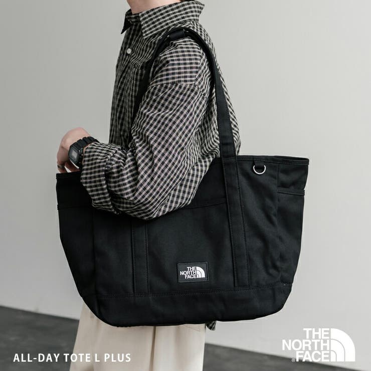 Rocky Monroe THENORTHFACE トートバッグ ハンドバック ザ・ノースフェイス ALL-DAY TOTE L PLUS メンズ レディース 肩先 肩かけ 鞄 軽さ 綿織物 ロ