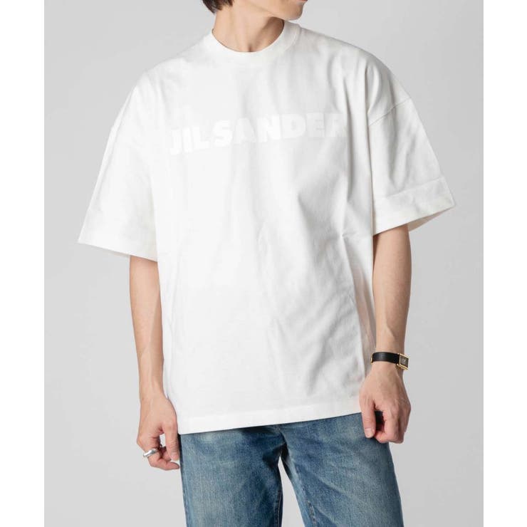 U-STREAM ジルサンダー JIL SANDER LOGO T-SHIRT ロゴTシャツ J21GC0168 J20243 Tシャツ 半袖 ユニセックス トップス トップス｜SHOPLIST