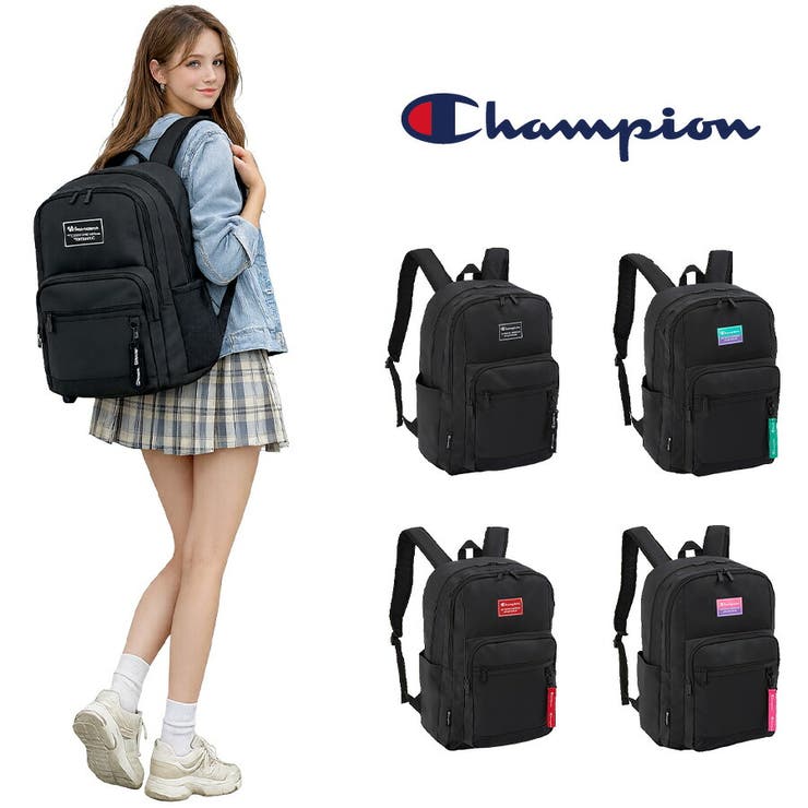 【10％OFFクーポン券！6/11(木)1:59まで】Tasche Jack Champion 背嚢 大静電容量 ウイチタ 背嚢 36L 背嚢 通い 通学 普段使い走り 男女兼用 メンズ レディース 差し上げ物 差し上げ物 黒いこと 65454 バッ