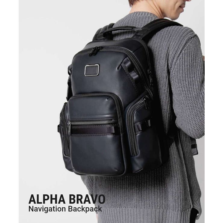 【10％OFF引き換え証！6/11(木)1:59まで】U-STREAM トゥミ TUMI ALPHA BRAVO アルファ ブラジャー洋弓 Navigation Backpack ナヴィゲーション うしろ側容器に並べる 0932793DL 142497 1041 御徒面子