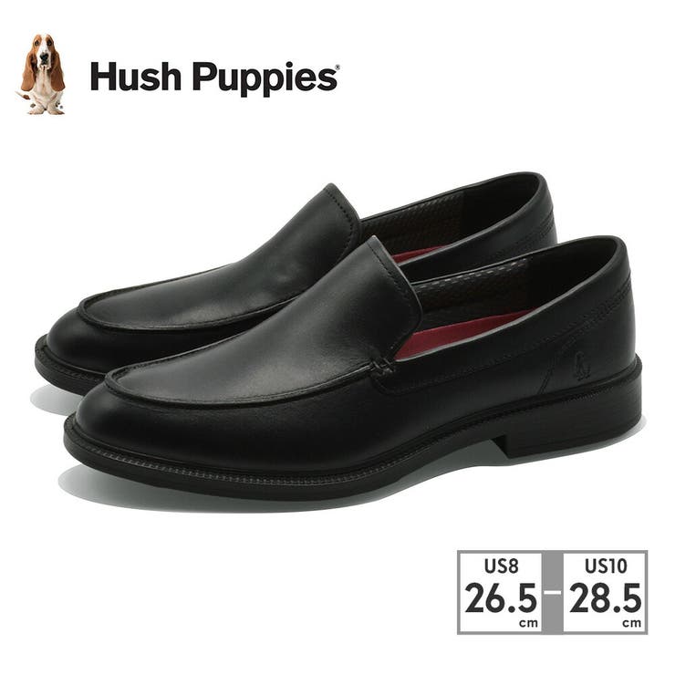 【10%OFFクーポン!7/26(日)1:59まで】つるや Hush Puppies ビジネスシューズ メンズ HPM10319 ハッシュパピー Banker Slip On 本革 レザー スリッポン シューズ・靴|SHOPLIST