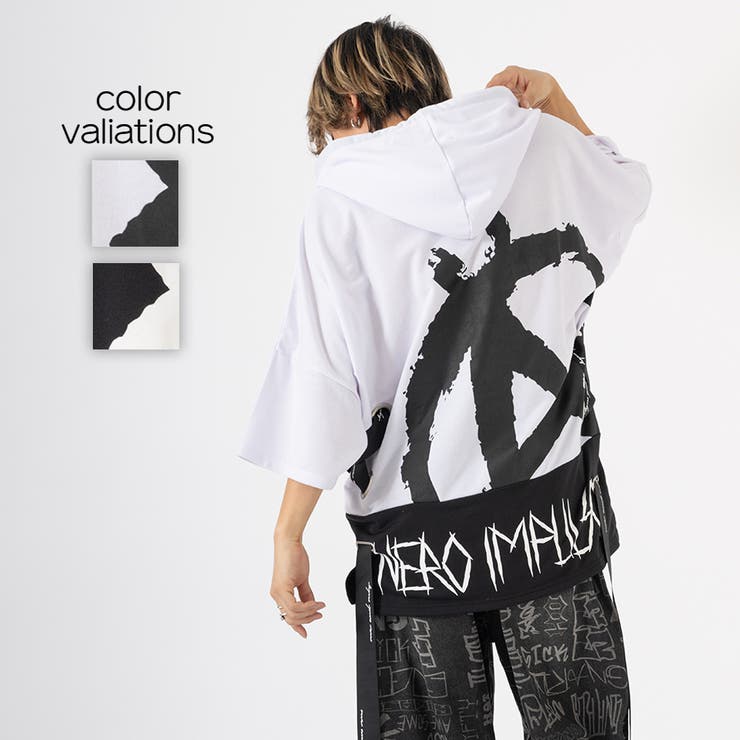 【10％OFF引き換え証！5/16(土)1:59まで】REGIEVO Tパーカー トップス メンズファッション-Tシャツ・カットソー-トップス
