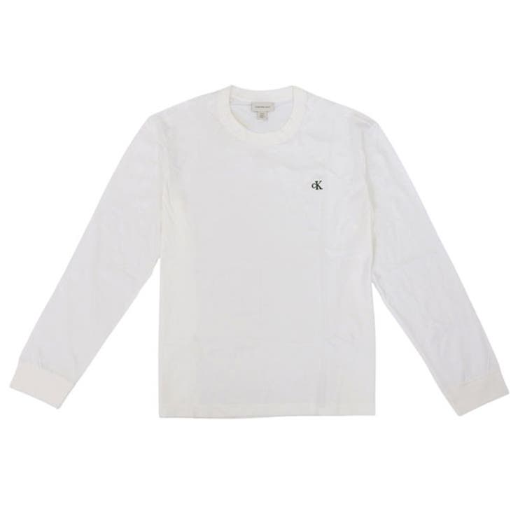 【10％OFFクーポン！7/26(日)1:59まで】Riverall CALVIN KLEIN カルバンクライン ロンT メンズ ロングスリーブTシャツ 長袖 M コットン ホワイト LV04RD247GWHM CALVIN KLEIN トップス｜SHOPLIST