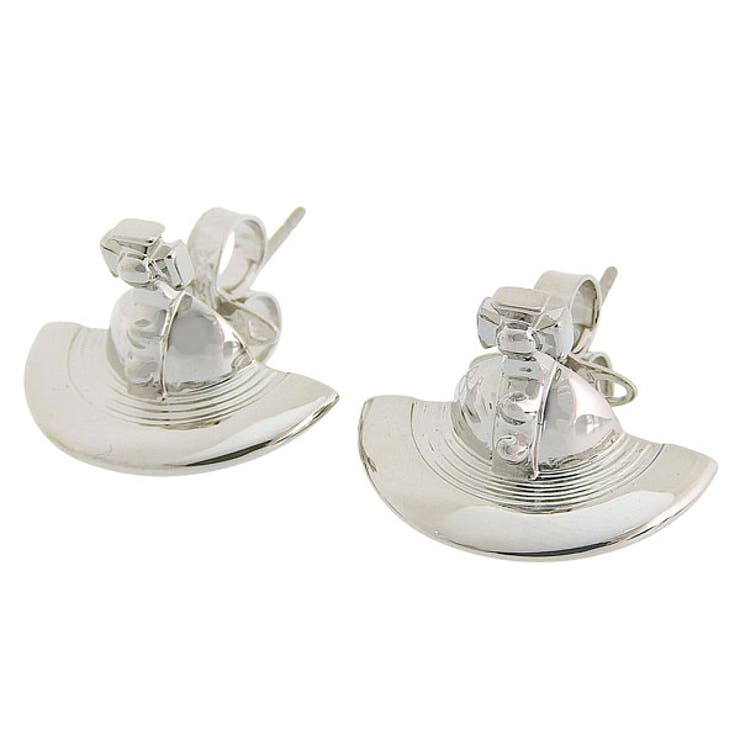 【10％OFFクーポン！7/26(日)1:59まで】Riverall VIVIENNE WESTWOOD ヴィヴィアンウエストウッド アクセサリー レディース ピアス プラチナカラー SOLID ORB EARRINGS 6201003802P019 V｜SHOPLIST