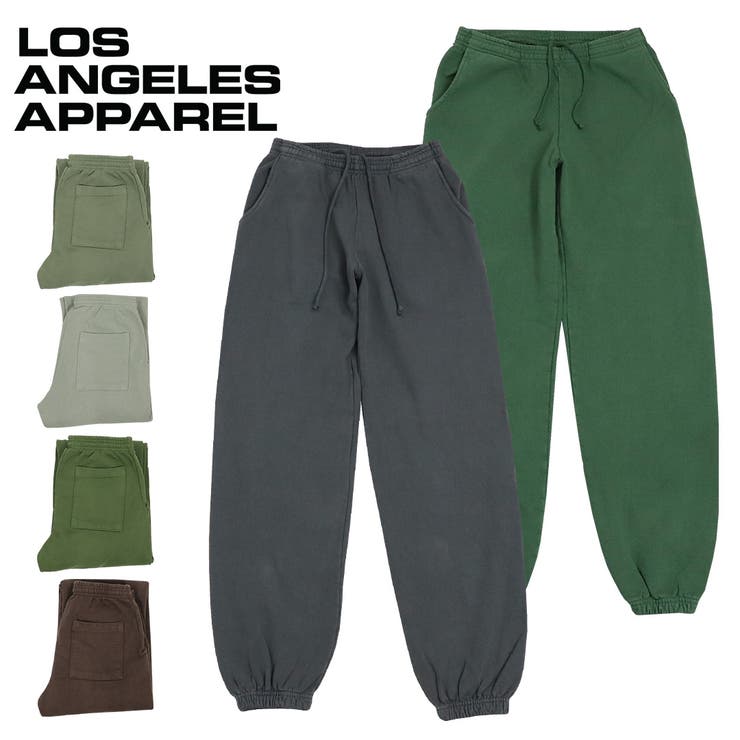 【10%OFFクーポン!7/26(日)1:59まで】99HeadwearShop【WOMEN】 ロサンゼルスアパレル ロスアパ スウェットパンツ ガーメントダイ Los Angeles Apparel メンズ 無地 裏起毛 アメリカ製 ボトムス 14oz|SHOPLIST