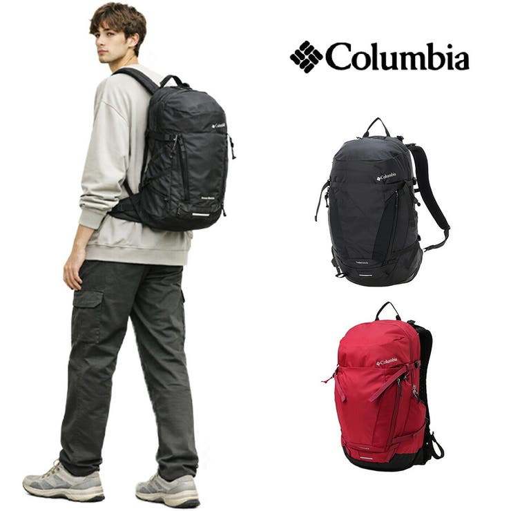 【10％OFF引き換え証！6/11(木)1:59まで】Tasche Jack Columbia 背嚢 大静電容量 ティンバーライン うしろ側容器に並べる 25L 山歩き 登山 普段使い走り 使い分かりやすい メンズ レディース 差し上げ物 差し上げ物 黒いこと pu878