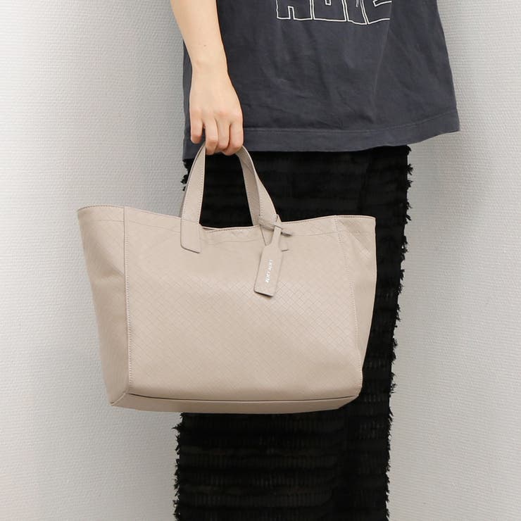 UNBILLION カシュカシュ cachecache / メッシュエンボスA4ショッパートート 御徒面子・鞄