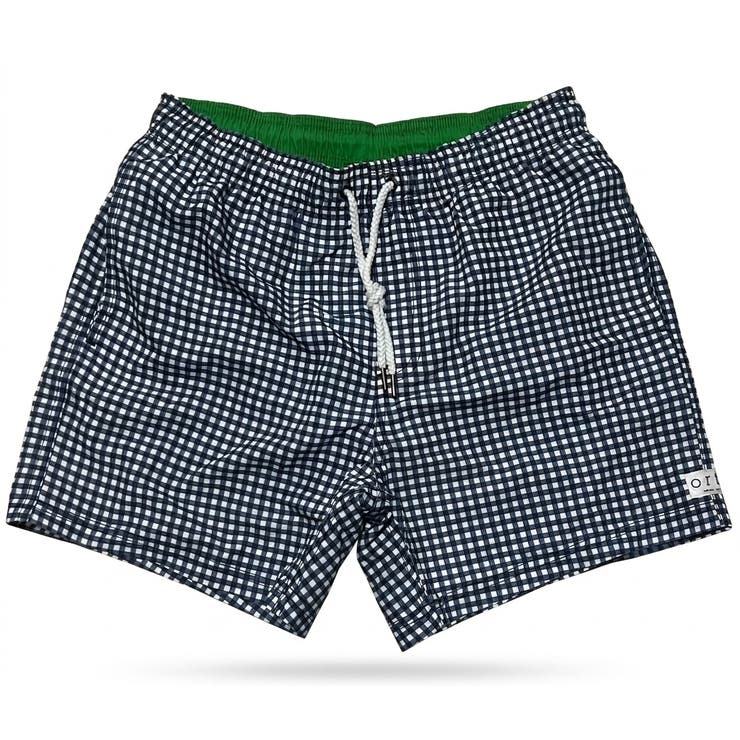 【10％OFFクーポン券！6/11(木)1:59まで】BACKHEAD 【Ortc clothing ギンガムチェックプリント スイムショーツ】 ズボン下・ズボン