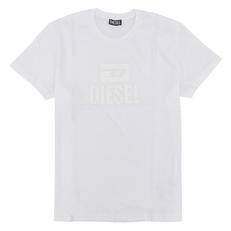 Riverall DIESEL ディーゼル プルオーバー カットソー メンズ 半袖 XL 綿織物 白いこと T-DIEGO TONE ON TONE T-SHIRT A09753RPATI1-WHXL DIESEL トップス