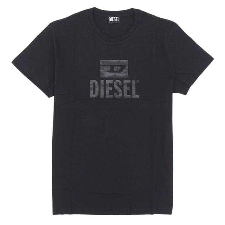 Riverall DIESEL ディーゼル プルオーバー カットソー メンズ 半袖 XXL 綿織物 黒いこと T-DIEGO TONE ON TONE T-SHIRT A09753RPATI9-BKXXL DIESEL トップス