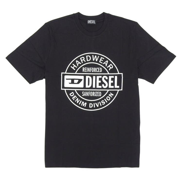 Riverall DIESEL ディーゼル プルオーバー カットソー メンズ 半袖 XXL 綿織物 黒いこと T-JUST 250218 OFF T-SHIRT A19701RHQBH9-BKXXL DIESEL トップス