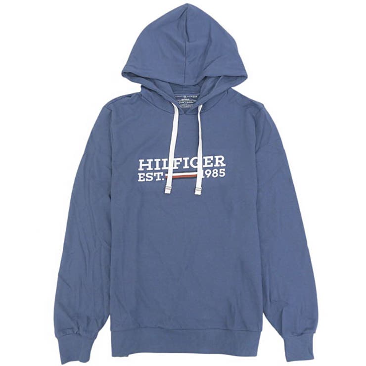 【10％OFFクーポン券！6/11(木)1:59まで】Riverall TOMMY HILFIGER トミーヒルフィガー フーディーパーカー メンズ 長袖 S ヴィンテージブルー TH09T4505965S TOMMY HILFIGER トップス