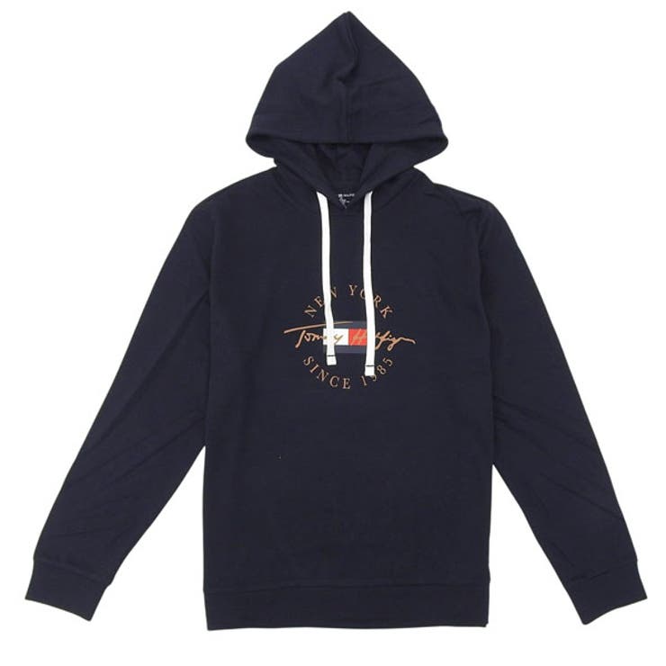 【10％OFFクーポン券！6/11(木)1:59まで】Riverall TOMMY HILFIGER トミーヒルフィガー フーディーパーカー メンズ 長袖 S 綿織物 米国海軍 TH09T4502411S TOMMY HILFIGER トップス