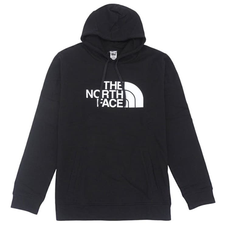 【10％OFFクーポン券！6/11(木)1:59まで】Riverall THE NORTH FACE 北の方人間の顔 フーディーパーカー メンズ 長袖 XL 綿織物 黒いこと M HALF DOME PULLOVER HOODIE NF0A4M8L-JK