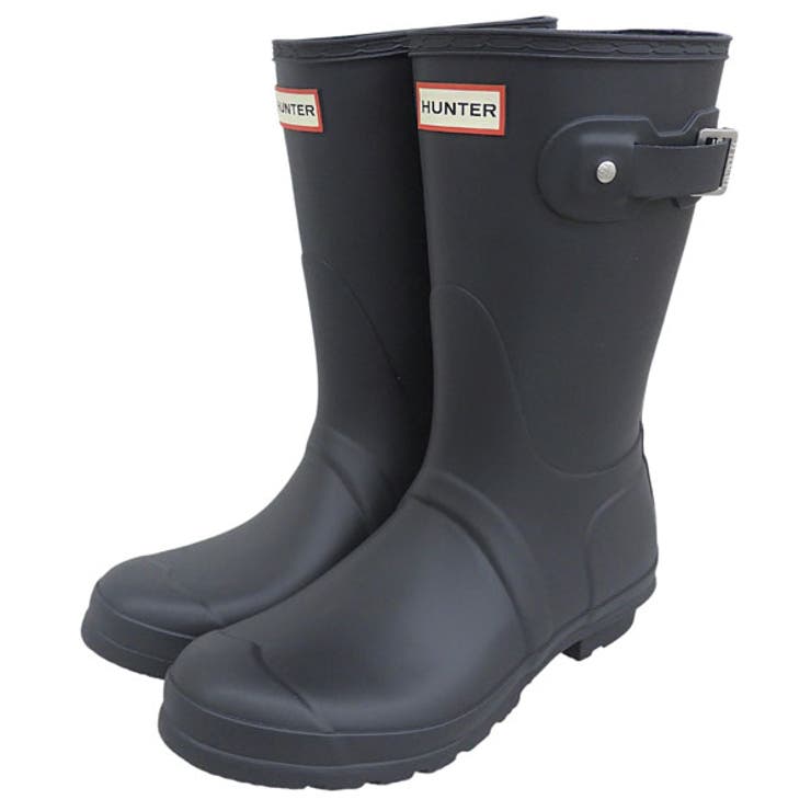 【10％OFFクーポン券！6/11(木)1:59まで】Riverall HUNTER 狩り人 靴 レディース レインブーツ UK6 米国海軍 WOMEN ORIGINAL SHORT WFS1000RMANV25 HUNTER シューズ・靴