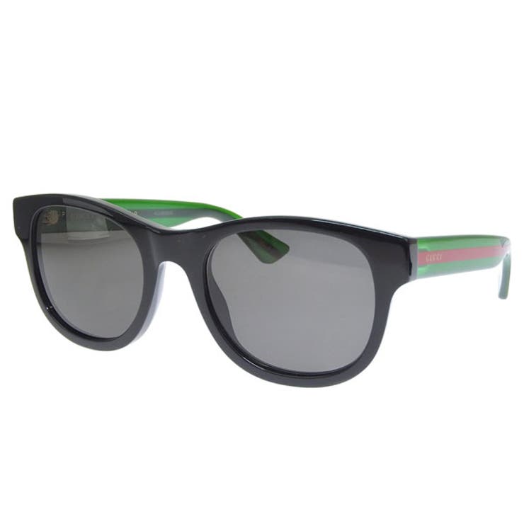 【10%OFFクーポン!7/26(日)1:59まで】Riverall GUCCI グッチ サングラス メンズ レディース 52□21-145 ブラック×グリーン ファッション用グラス GG0003SN006 GUCCI 小物|SHOPLIST