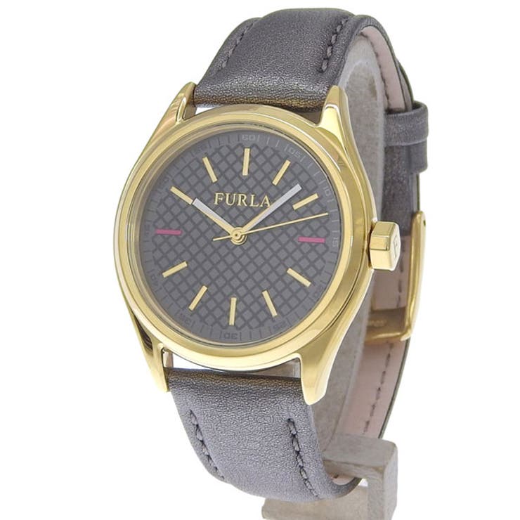 【10％OFFクーポン！7/26(日)1:59まで】Riverall FURLA フルラ 腕時計 レディース SS&times;レザー ブラック EVA 35mm 3H BLACK DIAL METALLIC R4251101501 FURLA アクセサリー｜SHOPLIST