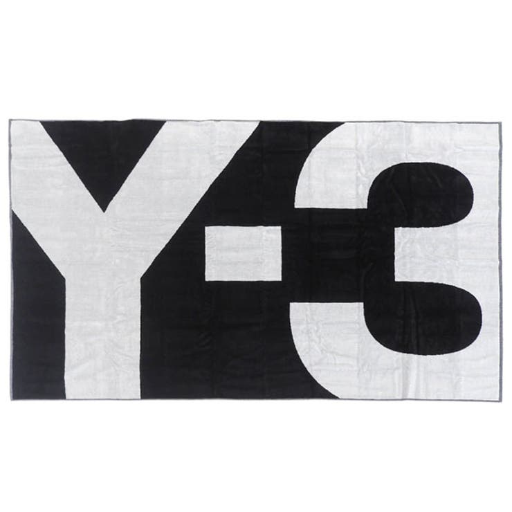 【10％OFF引き換え証！6/11(木)1:59まで】Riverall Y-3 ワイスロバート・エドワード・リー 西洋手ぬぐい メンズ レディース 砂浜西洋手ぬぐい 綿織物 黒いこと Y-3 BEACH TOWEL 固定ディスク3306BK Y-3 やって行く・日装置