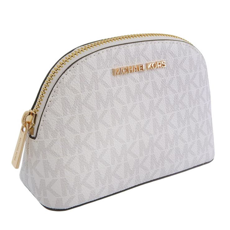 【10％OFFクーポン！7/26(日)1:59まで】Riverall MICHAEL KORS マイケルコース コスメポーチ 化粧ポーチ レディース アウトレット ホワイト D35S3GTVM2V-OPTWHT MICHAEL KORS バッグ・鞄｜SHOPLIST