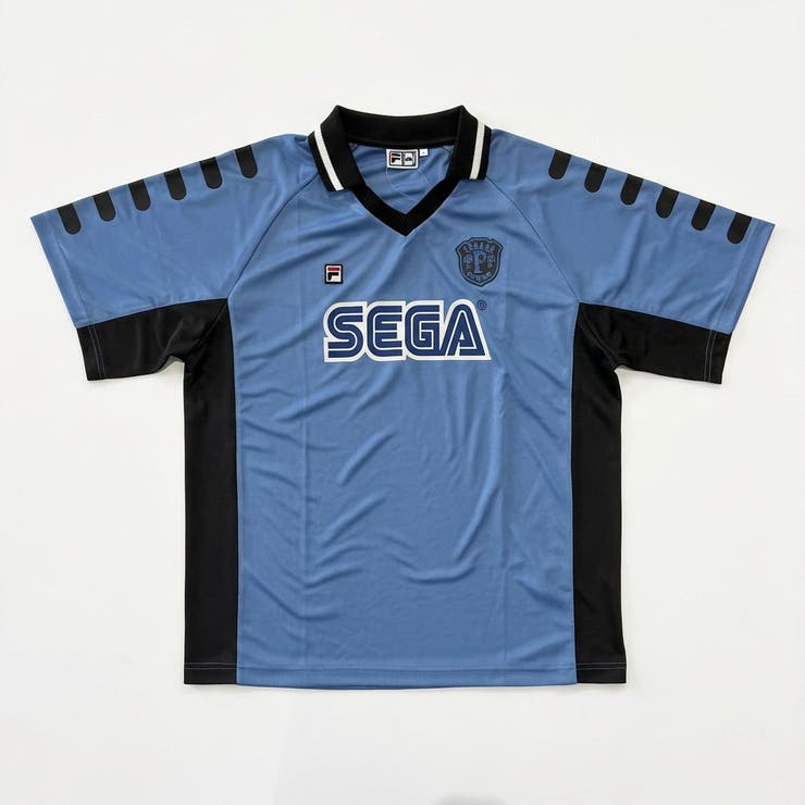 【10%OFFクーポン!7/26(日)1:59まで】FILA SEGA×FILAコラボゲームシャツ/サッカー/ユニフォーム/半袖Tシャツ/フットボールTEE/レディース/メンズ/ユニセックス/吸水速乾/UVケア/ワールドカップ/S/S TEE トップス|SHOPLIST