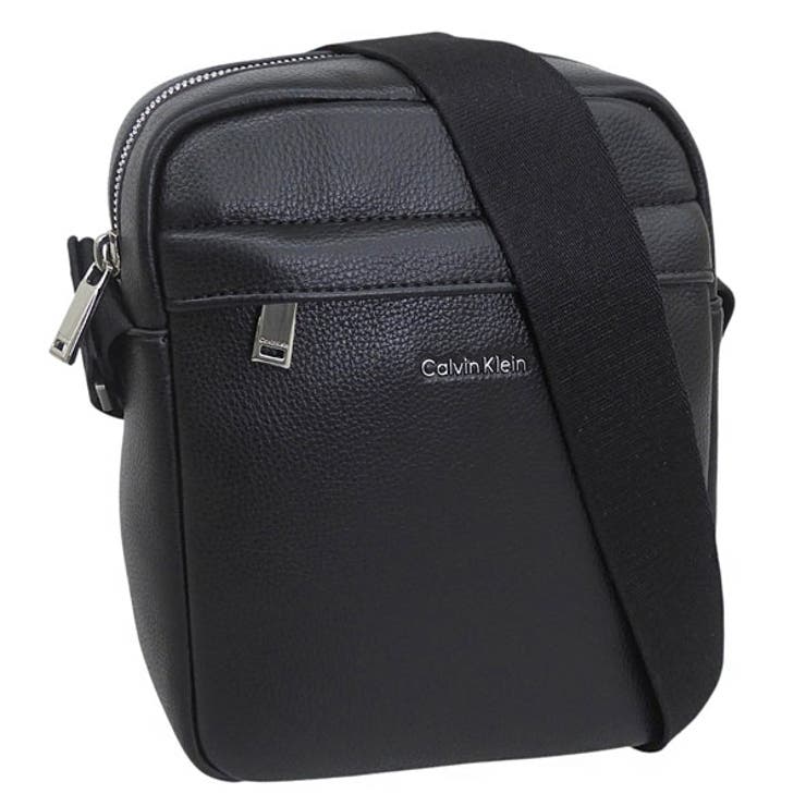 Riverall CALVIN KLEIN カルバンクライン 御徒面子 メンズ ショルダーバッグ 黒いこと RAISED REPORTER LV04D3160G-BLACK CALVIN KLEIN 御徒面子・鞄