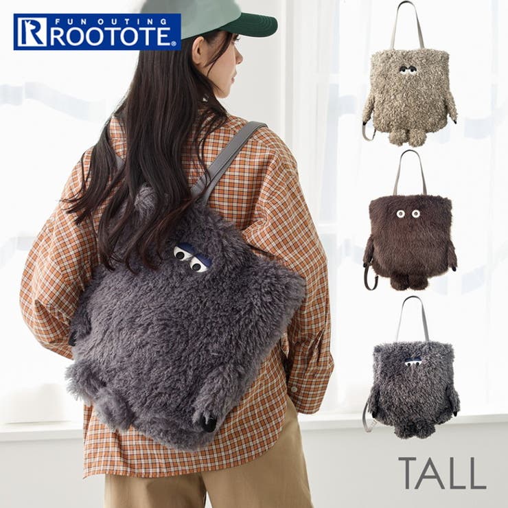 BACKYARD FAMILY ルートート ROOTOTE  3617 EU.TALL.2way.クリフ゜テット゛-E 御徒面子・鞄