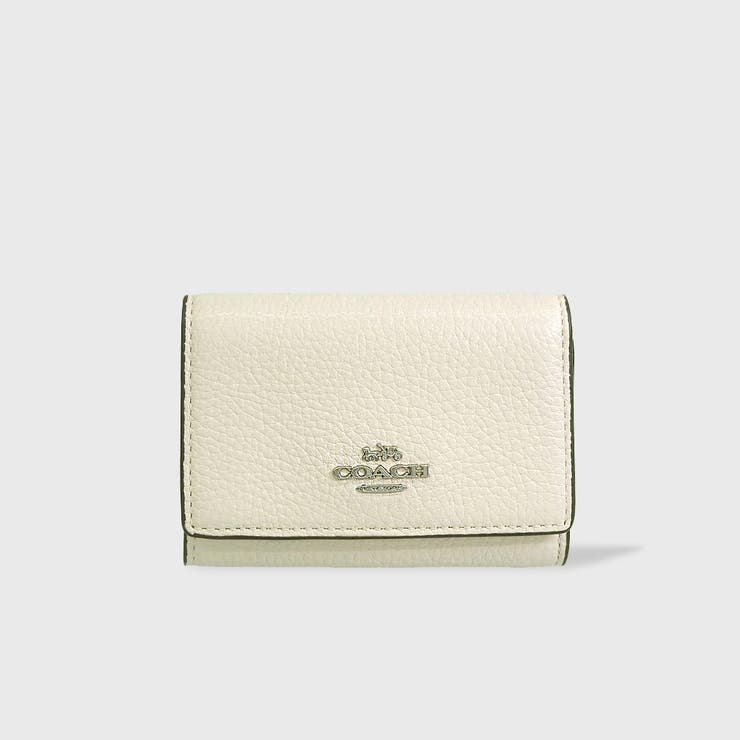 Riverall COACH コーチ職 MICRO WALLET マイクロ ウォレット 三つ折り 紙入れ なめし革 紙入れ