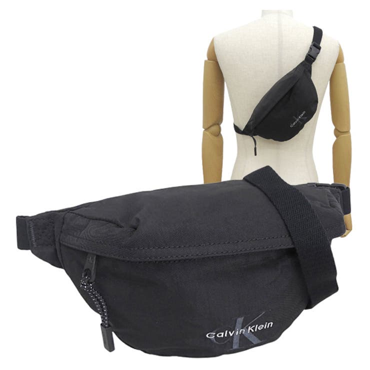 Riverall CALVIN KLEIN カルバンクライン 御徒面子 メンズ 上半身御徒面子 黒いこと BOLD WAISTBAG LV04D3116G-BLACK CALVIN KLEIN 御徒面子・鞄
