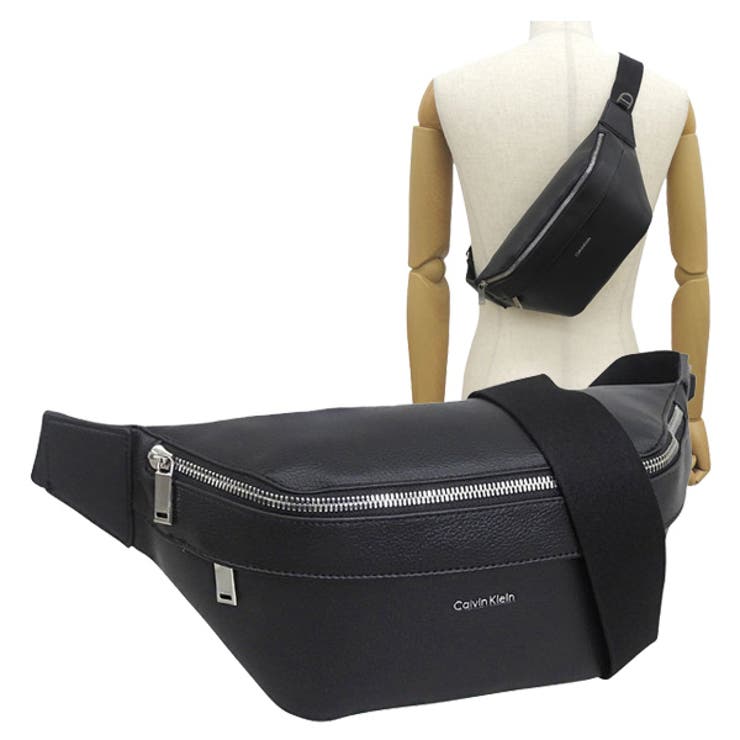 Riverall CALVIN KLEIN カルバンクライン 御徒面子 メンズ 上半身御徒面子 黒いこと RAISED WAISTBAG LV04D3161G-BLACK CALVIN KLEIN 御徒面子・鞄