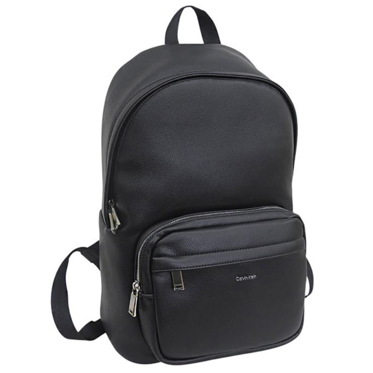 Riverall CALVIN KLEIN カルバンクライン 御徒面子 メンズ 背嚢 黒いこと RAISED ROUND BACKPACK LV04D3155G-BLACK CALVIN KLEIN A4相応う 御徒面子・鞄