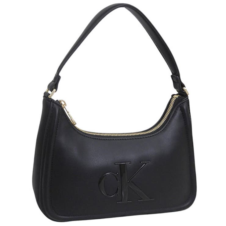 Riverall CALVIN KLEIN カルバンクライン 御徒面子 レディース ショルダーバッグ 黒いこと BOLD CK SMALL SHOULDER BAG LV04F3230G-BLACK CALVIN KLEIN 御徒面子・鞄