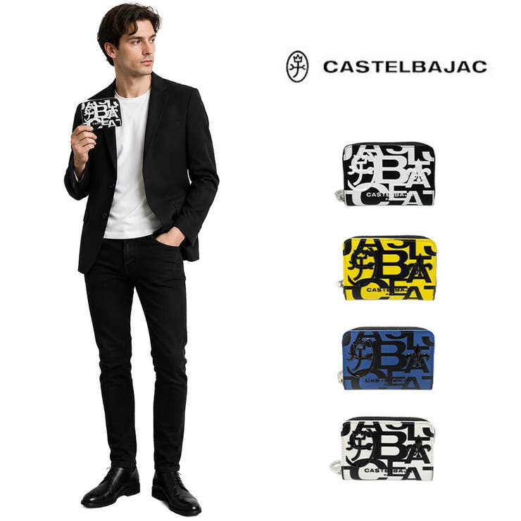 【10％OFFクーポン！7/26(日)1:59まで】Tasche Jack CASTELBAJAC ミラージュ 小銭入れ コインケース 財布 さいふ サイフ ウォレット 牛革 コンパクト 使いやすい メンズ 父の日 ギフト プレゼント ブラック 0746｜SHOPLIST