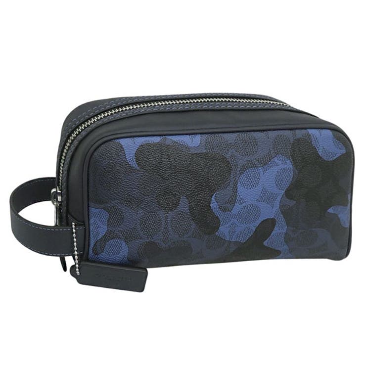 【10％OFFクーポン！7/26(日)1:59まで】Riverall COACH コーチ バッグ メンズ セカンドバッグ アウトレット ブルーマルチ SM TRAVEL KIT CAMO CX879SVBLM COACH バッグ・鞄｜SHOPLIST