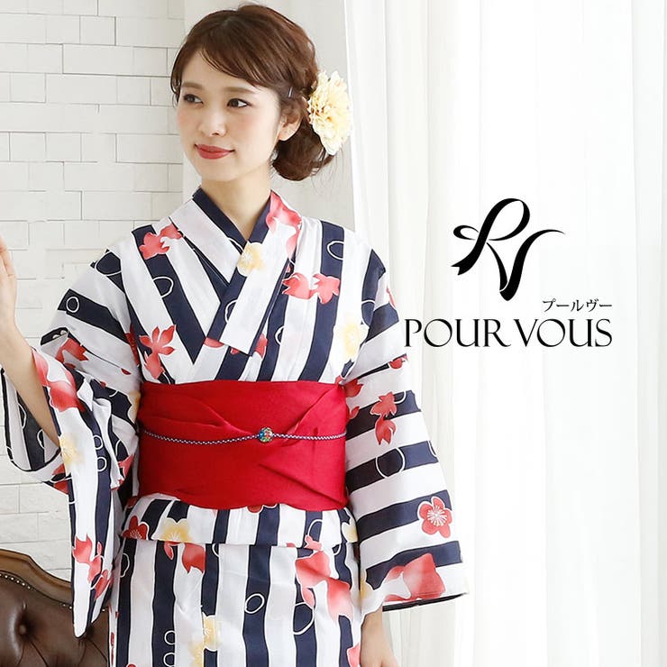 【10％OFFクーポン！7/26(日)1:59まで】PourVous レトロ セット 4点セット 浴衣セット 浴衣 レディース 水色 女性 レトロモダン浴衣 花火大会 帯 下駄 女の子 大人 夏祭り ゆかた 大正ロマン 花柄 帯飾り 髪飾り 可愛い フリ｜SHOPLIST