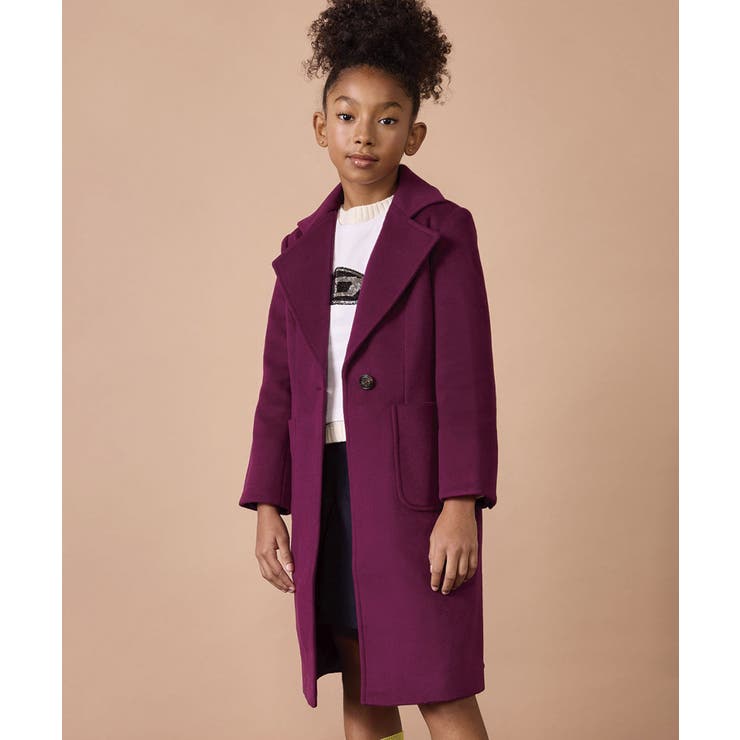 SHIFFON Max&Co. マックスアンドコー チェスターコート 女の子 子供服 こども服 キッズ おしゃれ かっこいい かわいい ブランド アウター(コート・ジャケットなど)｜SHOPLIST 26,206円