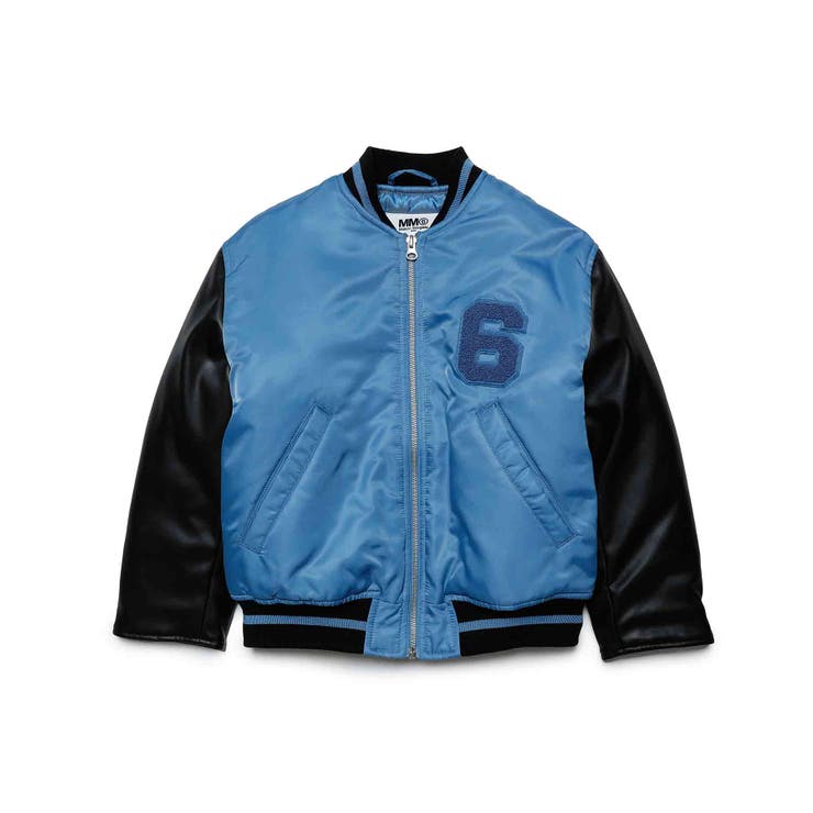 SHIFFON MM6 Maison Margiela エムエムシックス ワンポイントブランドロゴブルゾンジャケット 男の子 女の子 子供服 こども服 キッズ おしゃれ かっこいい かわいい ブランド アウター(コート・ジャケットなど)|SHOPLIST