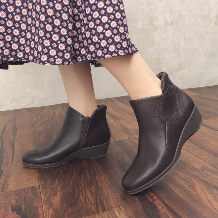 Mode et Jacomo&times;ing 【3E】ラウンドトゥショートブーツ シューズ・靴｜SHOPLIST