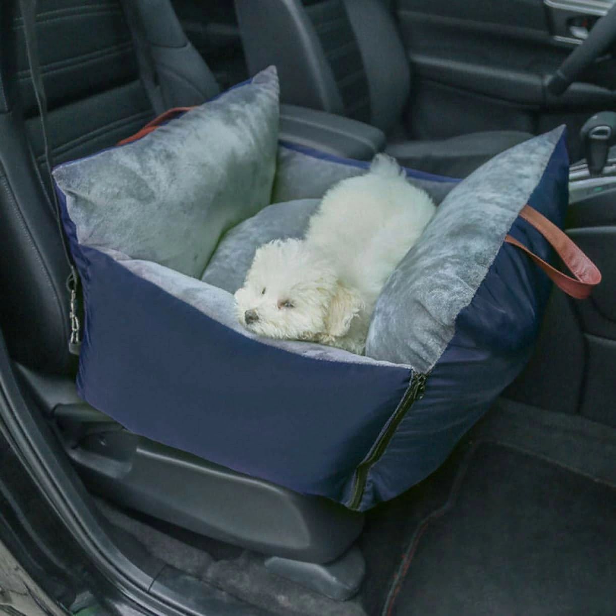 飛 シートベルト 運転臥榻 汚れた状態押しとどめる 雨合羽 くるま装置 うしろ側居敷き 臥榻 ドライブキャリー 車用 中型犬 愛玩動物用運転ボックス席 2
